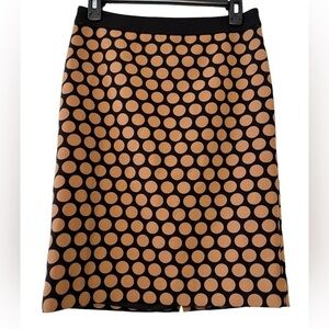Talbots Black and Tan Pencil Skirt